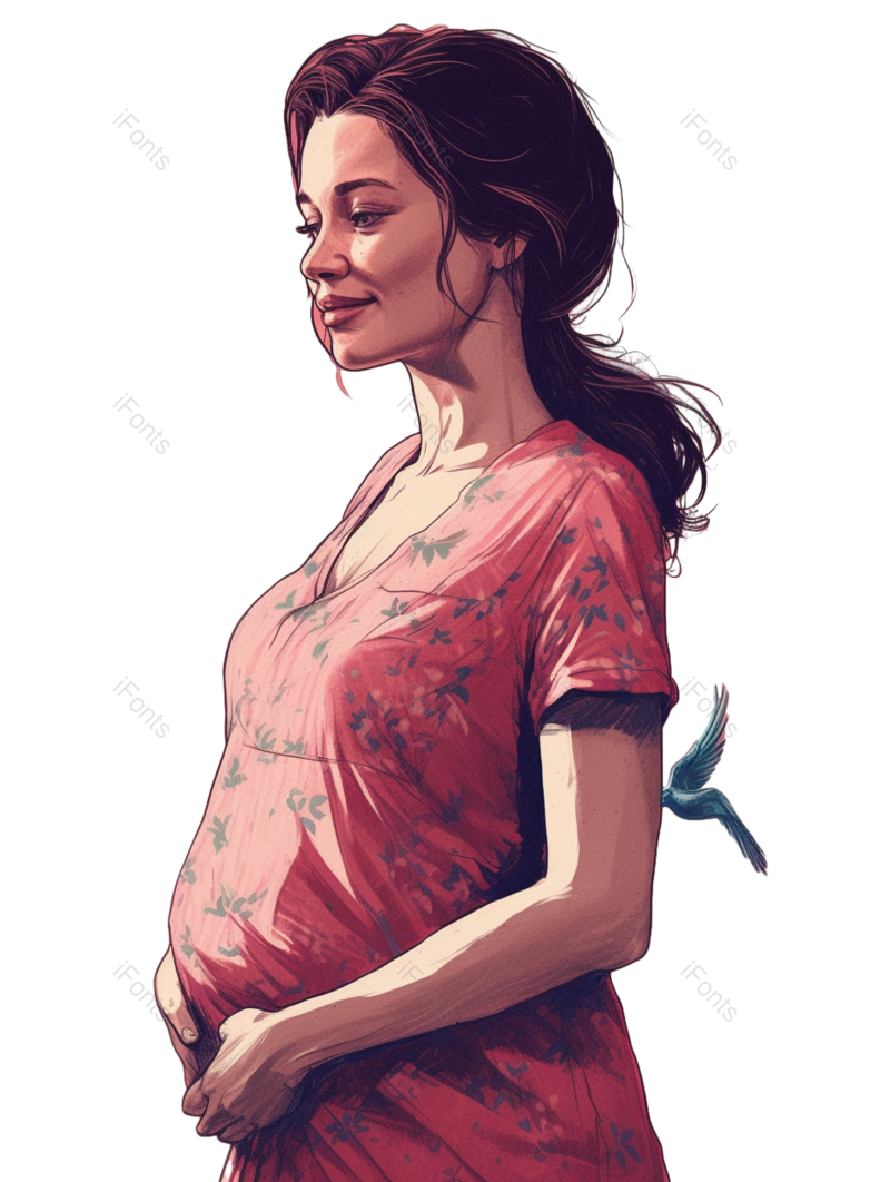女人图片,人物素材元素,卡通人物素材PNG,母亲节素材免抠素材